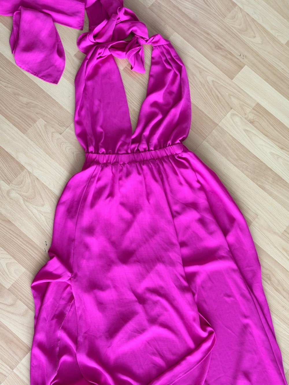 Symphony Hot Pink Sleeveless Dress